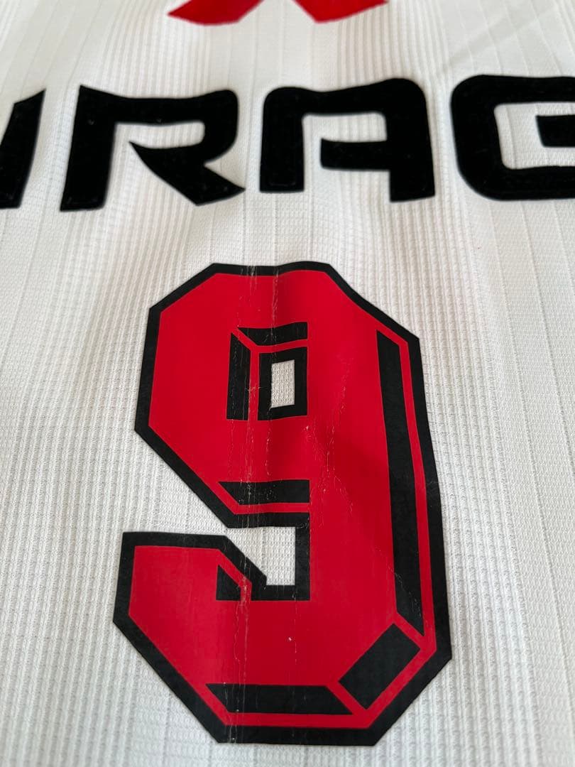 【美品 貴重】1997年 浦和レッズ アウェイ ユニフォーム NO.9サイズXL