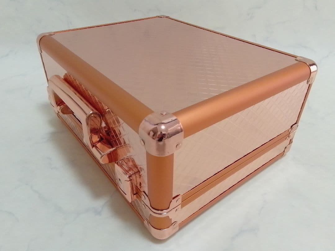 フランフラン ヴァリーズ ハリウッドボックス S メイクボックス コッパー