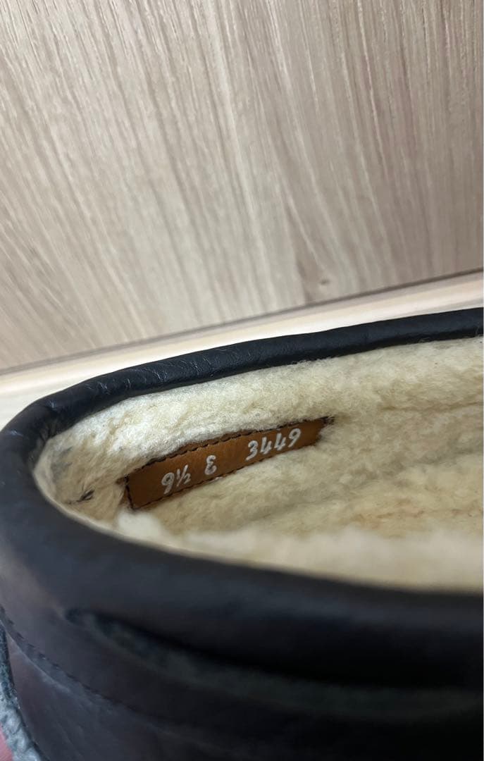 最終値下　UNUSED × Russell Moccasin ムートンモカシン