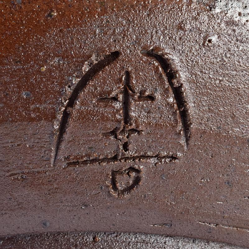 九谷焼　柳雨軒　三代　徳田八十吉作　花生　共箱　M　R9016B