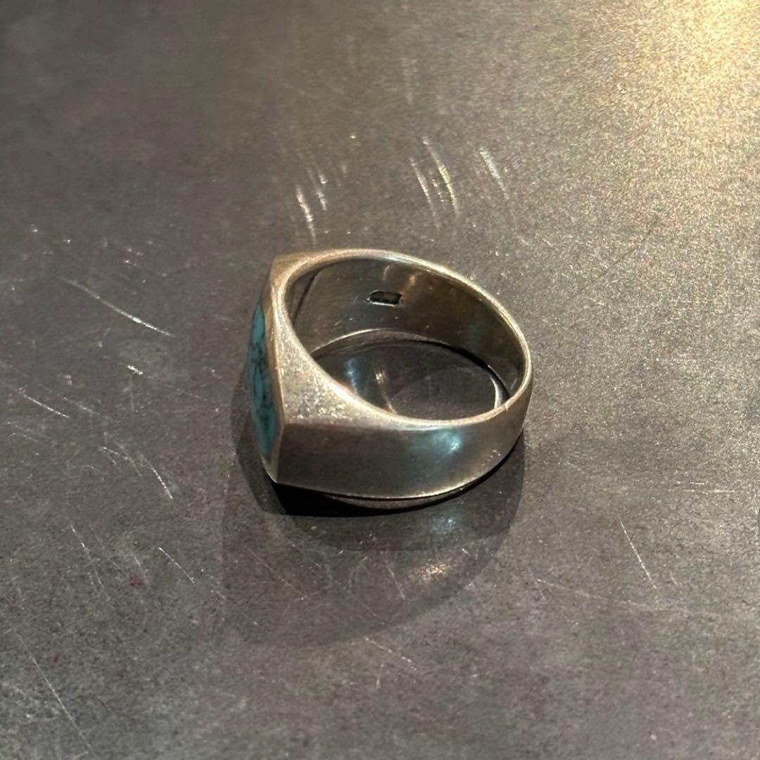 SILVER925 TURQUOISE DESIGN RING/シルバー/リング