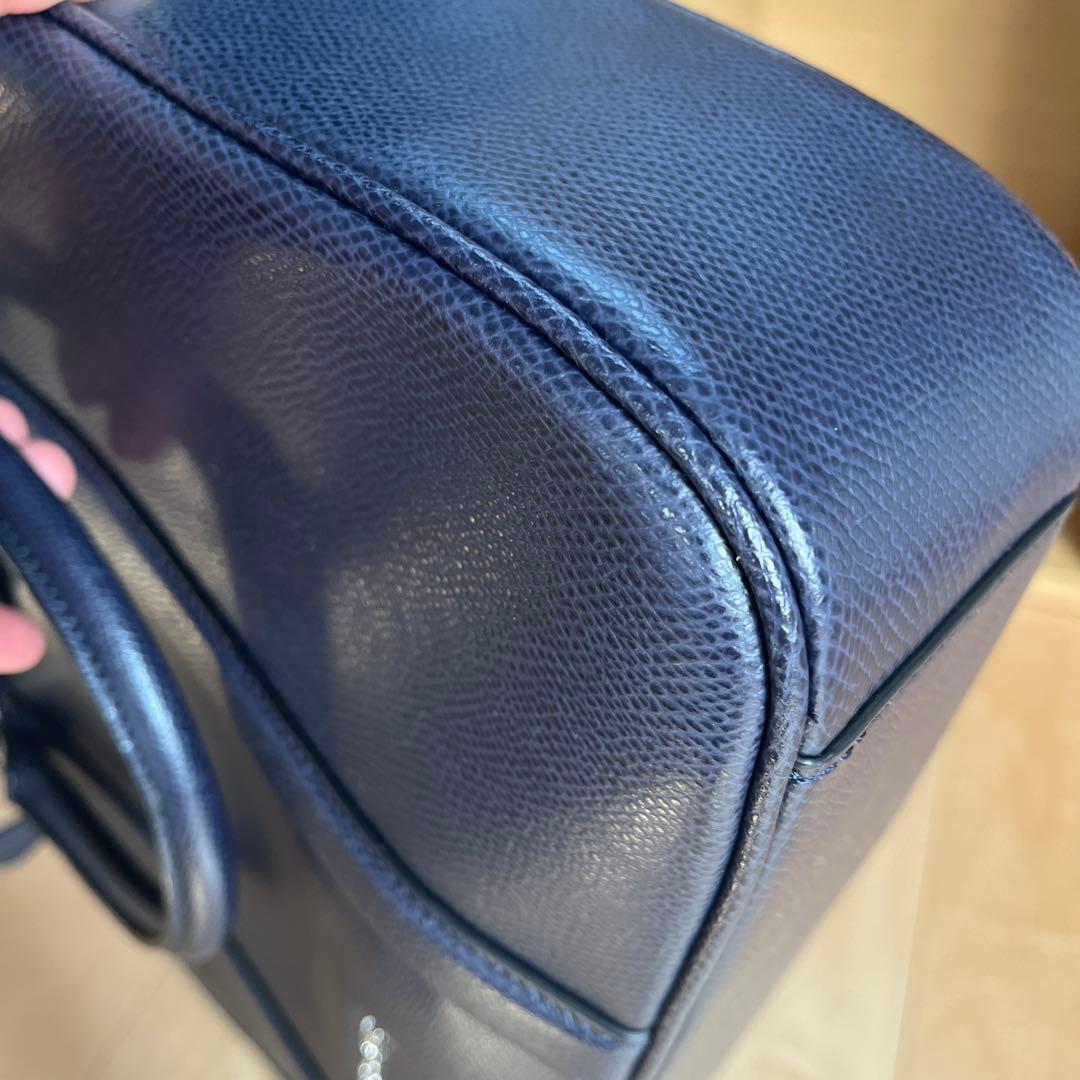 【よっしぃ】COACH ネイビー ビジネスバッグ