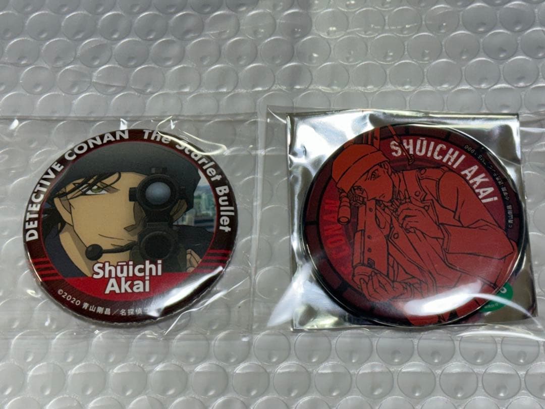 (匿名配送)名探偵コナン☆緋色の弾丸☆缶ミラー☆丸型マグネット