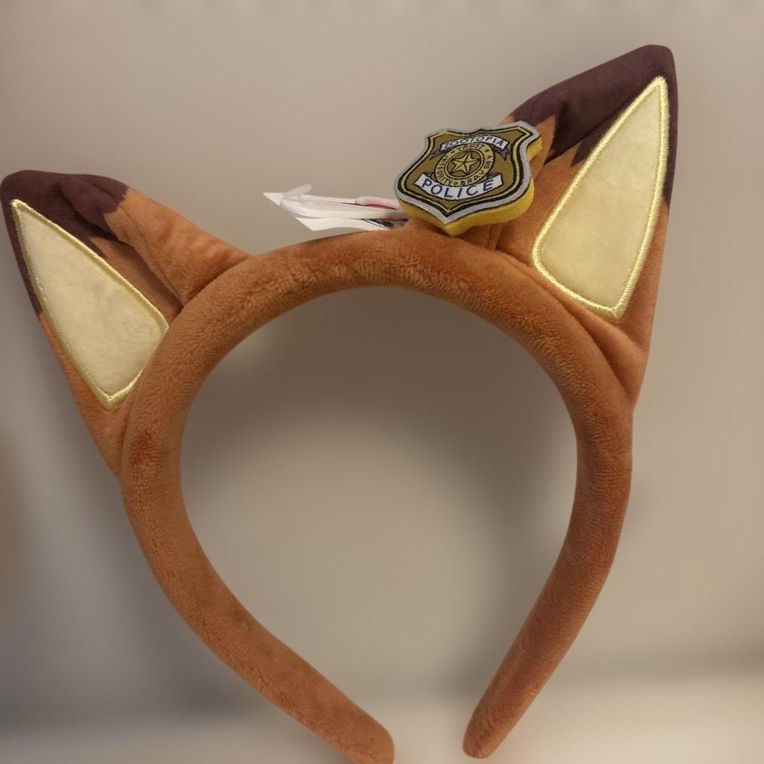 即発送　上海ディズニー ズートピア ジュディ　ニック　カチューシャ 正規品