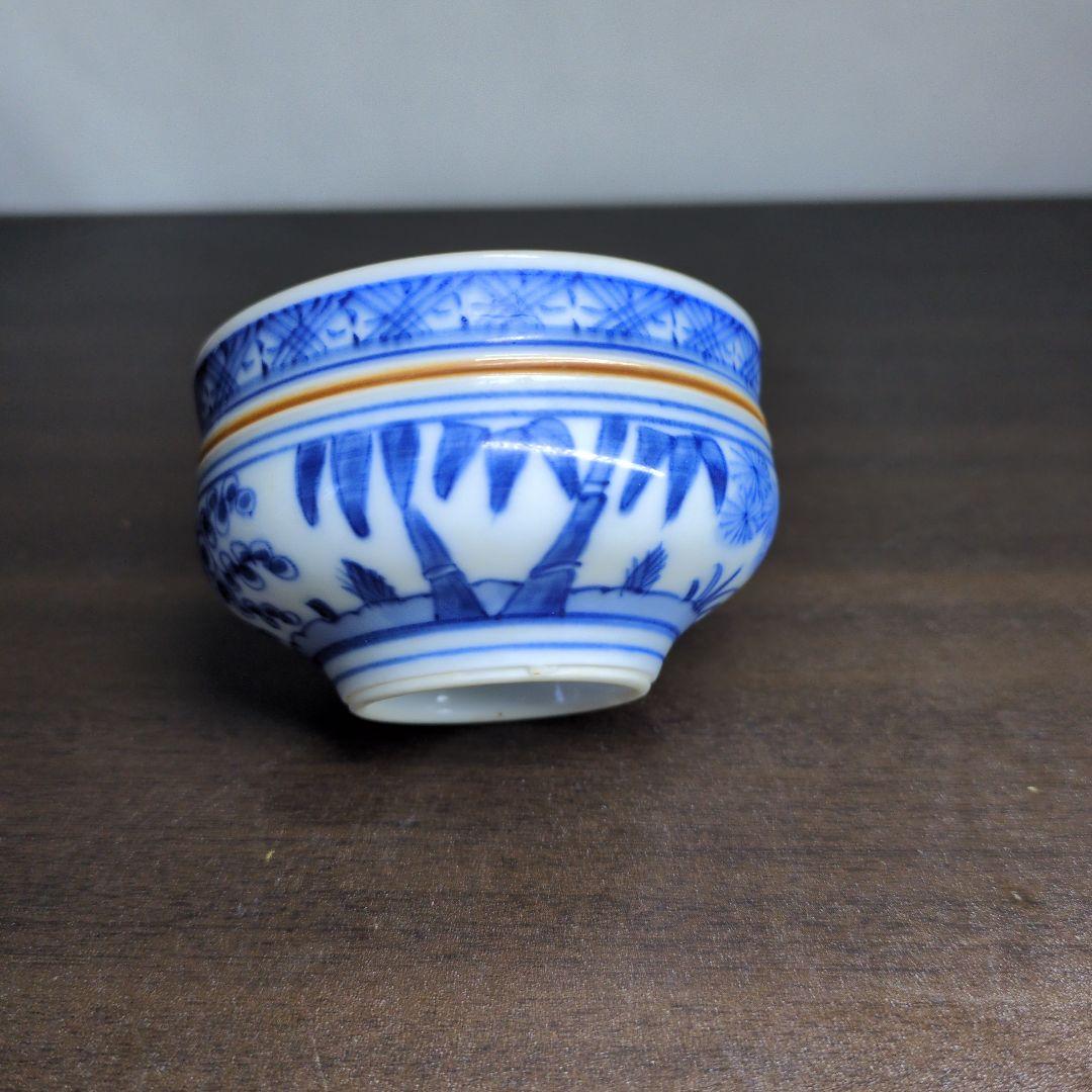 染付 ぐい呑 4点セット 酒器