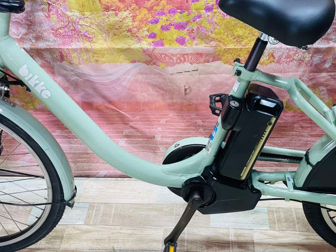 K2926 電動自転車ブリヂストン 子供乗せ bikke 24インチ 送料無料