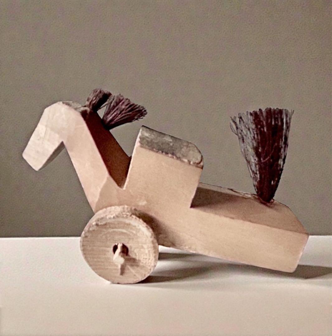 大分県廃絶郷土玩具 北山田のきじ馬②中山利市 午年飾り バーナードリーチ　民藝