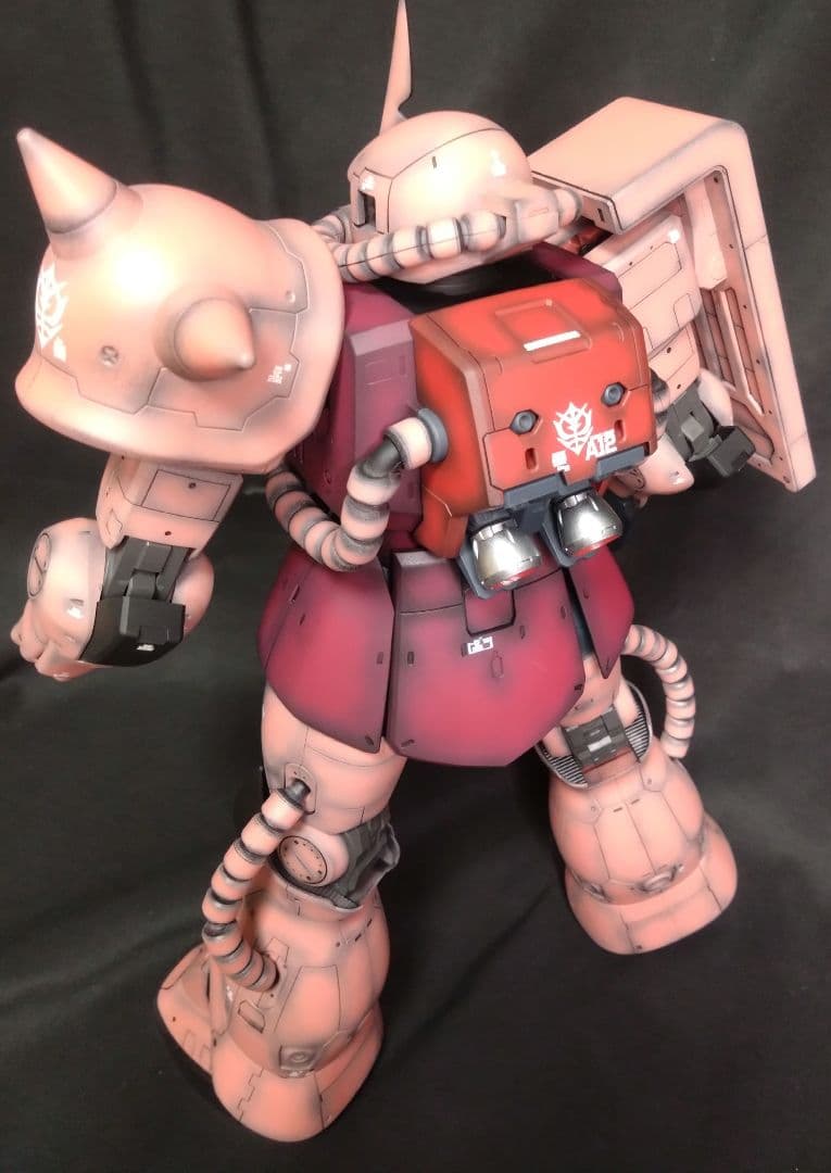 メガサイズモデル　ガンダム　シャア専用ザク 完成品2体セット