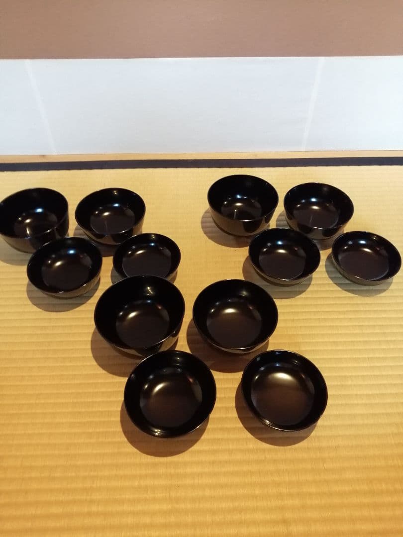 【茶事道具】山中塗茶懐石道具一揃　懐石380