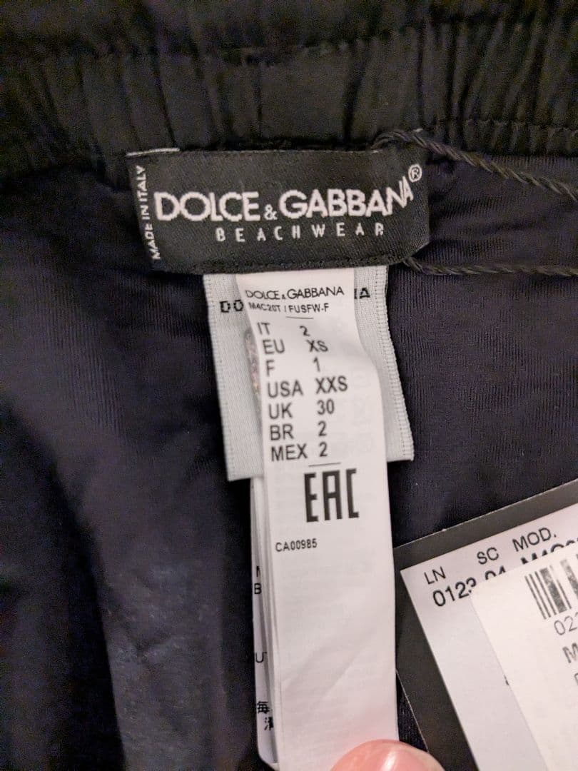 新品未使用　Dolce & Gabbana ブラック水着