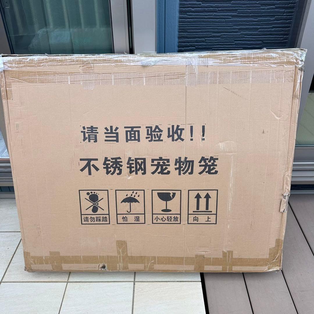 激安　kilogorge 大型犬用 ステンレス鋼製ケージ