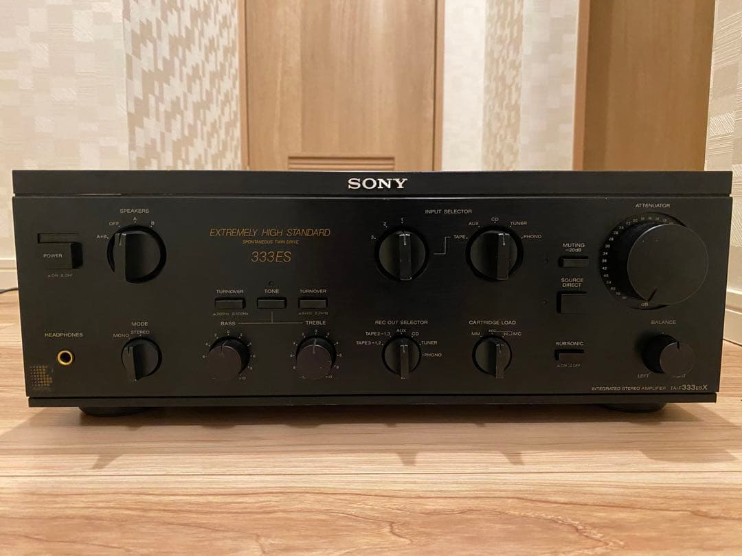 保証あり　SONY TA-F333ESX プリメインアンプ　フルメンテナンス品
