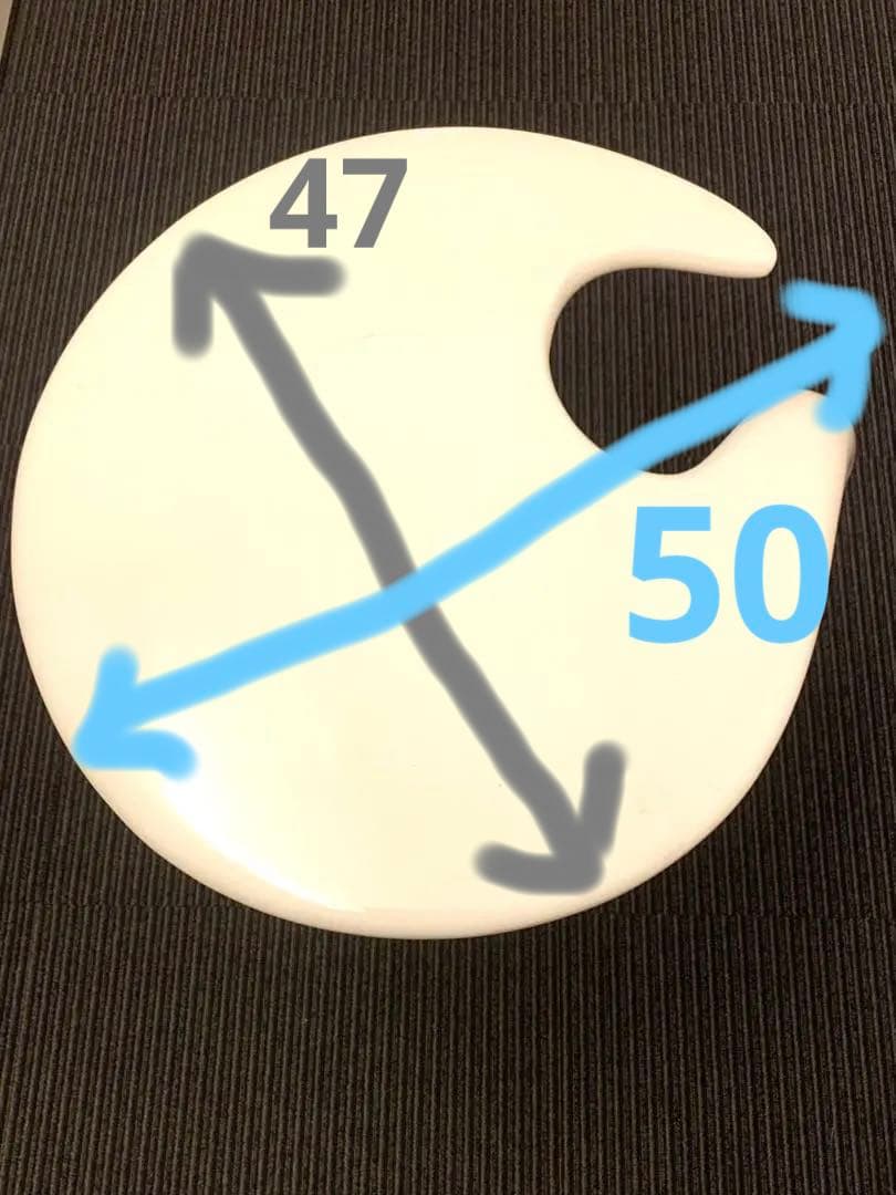 サイドテーブル　ホワイト　変形型