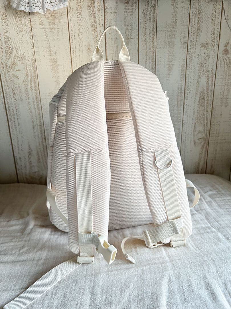 【わんこグッズ】モンシェリ⭐︎キャリーバッグ メッシュベージュ