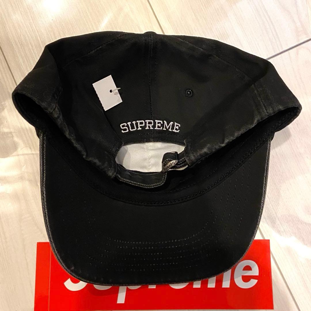 【新品】 Supreme 2-Tone S Logo 6-Panel 黒