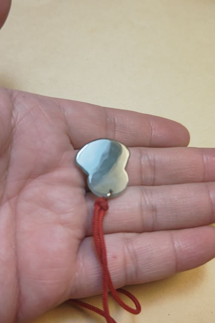 翡翠　大黒天　ネックレス　ペンダント　玉石　仏像、根付