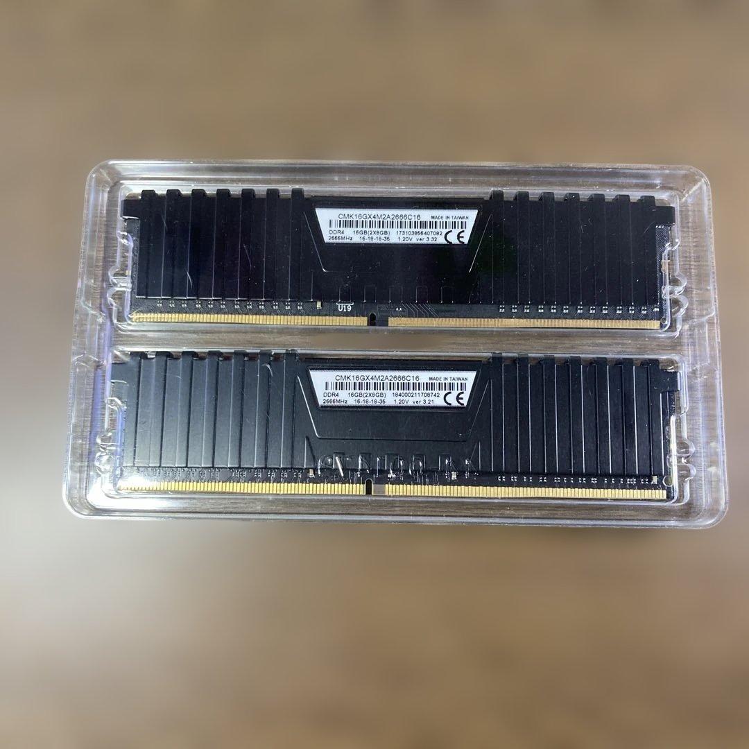 CORSAIR VENGEANCE LPX DDR4 16GB 2666MHz②