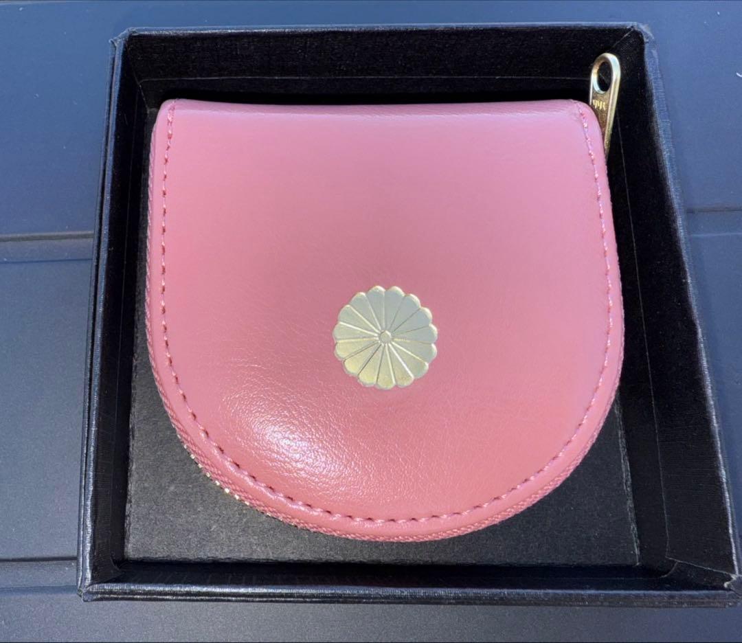 皇居 財布 小銭入れ ピンク
