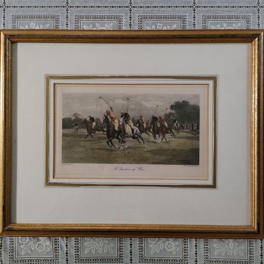 G. Wrightジョージライト 銅版画『A Question of Pace』