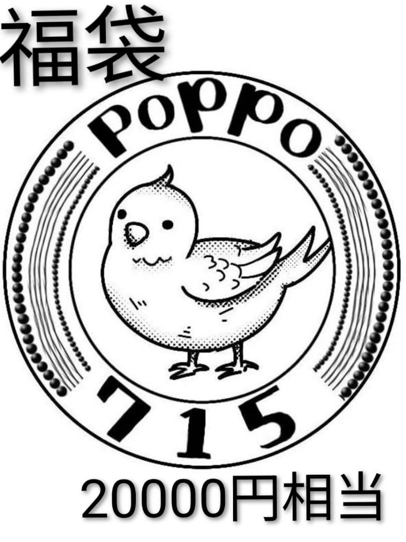 中身がわかる　poppo715福袋（20000円相当）　1/12　布服　⑧
