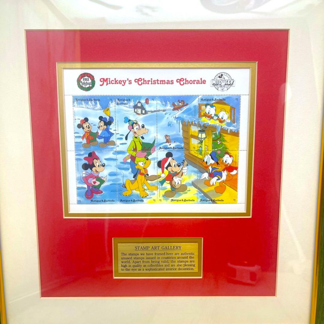 限定品 レア★ミッキーマウス ドナルド クリスマス ★スタンプアートギャラリー