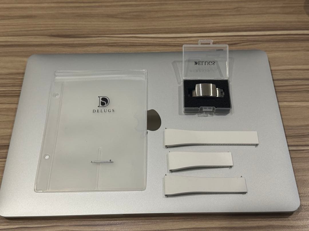 DELUGS 時計 ラバーベルト White Rubber CTS Strap