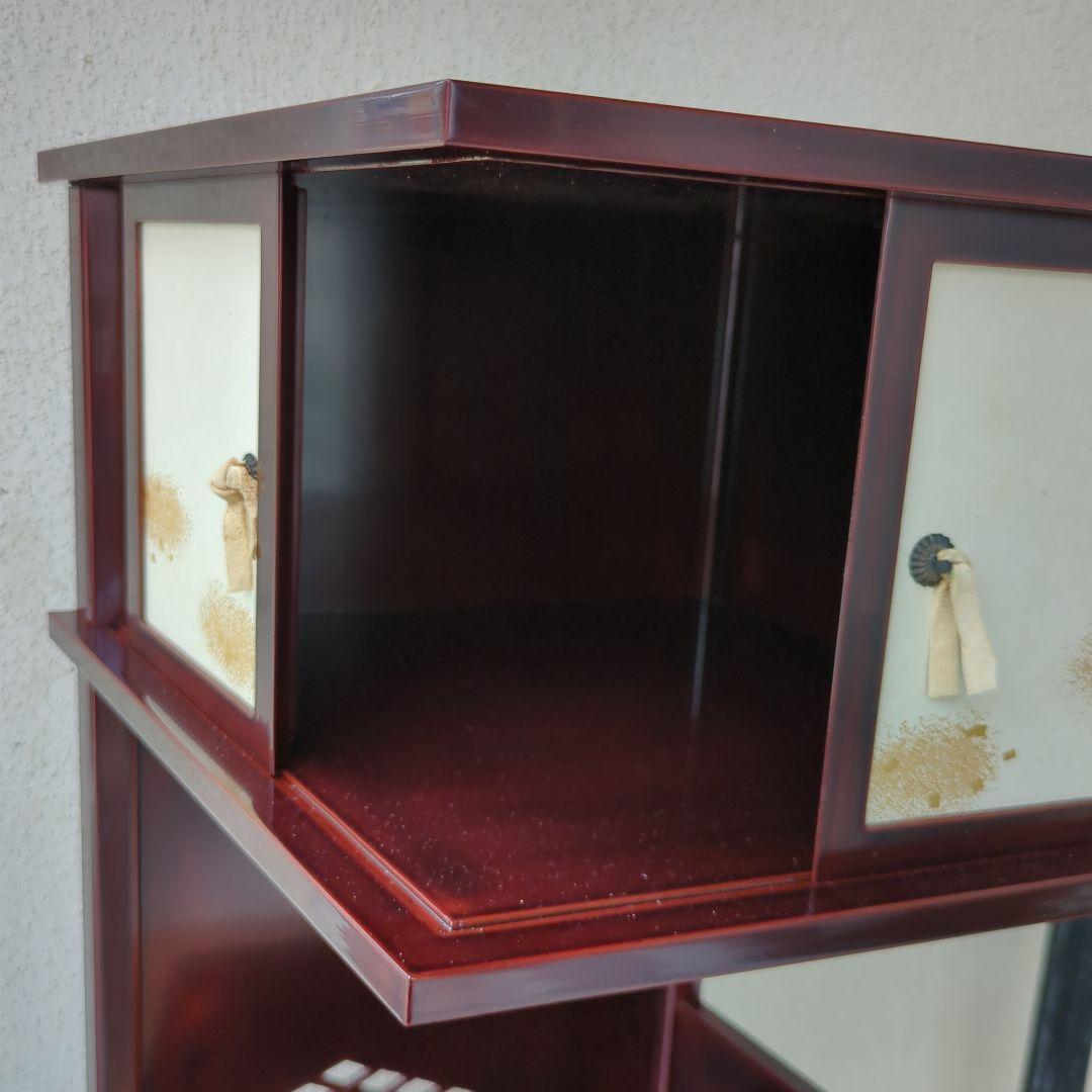 つれづれ棚 茶道具 棚 木製 漆器 木箱 美品 茶棚 お点前 在銘 飾り棚