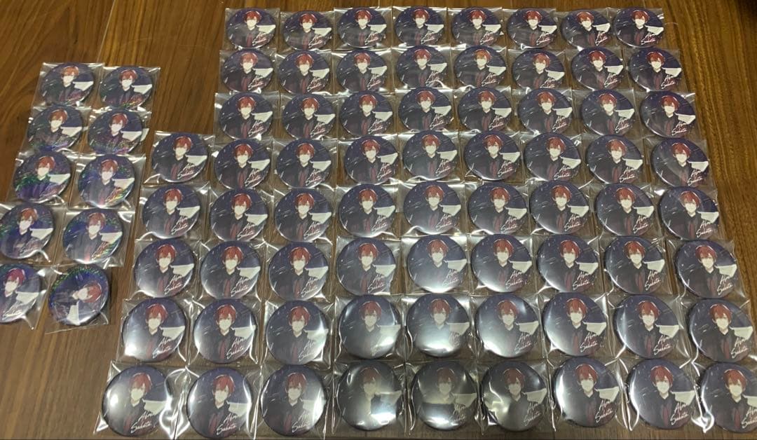 しまさかバースデー 2021 あほの坂田 となりの坂田 ブラナイ 缶バッジ