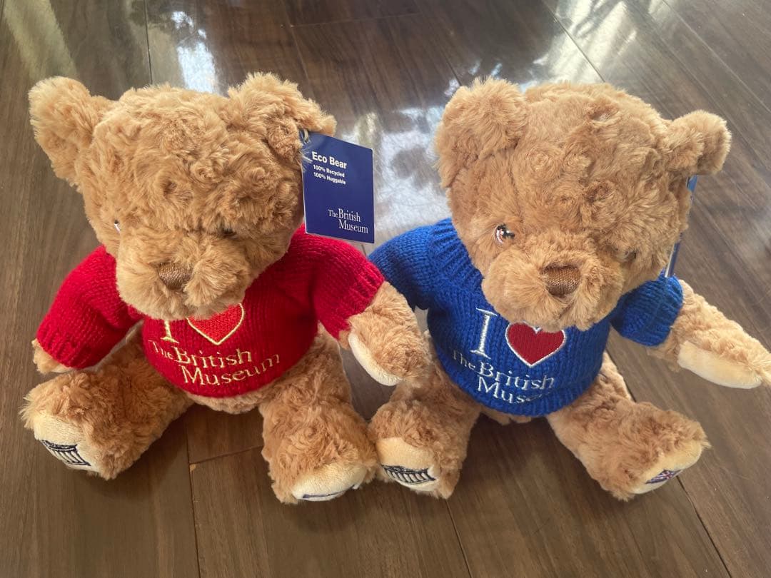 新品！Eco bear ぬいぐるみペア　お誕生日　クリスマスプレゼント