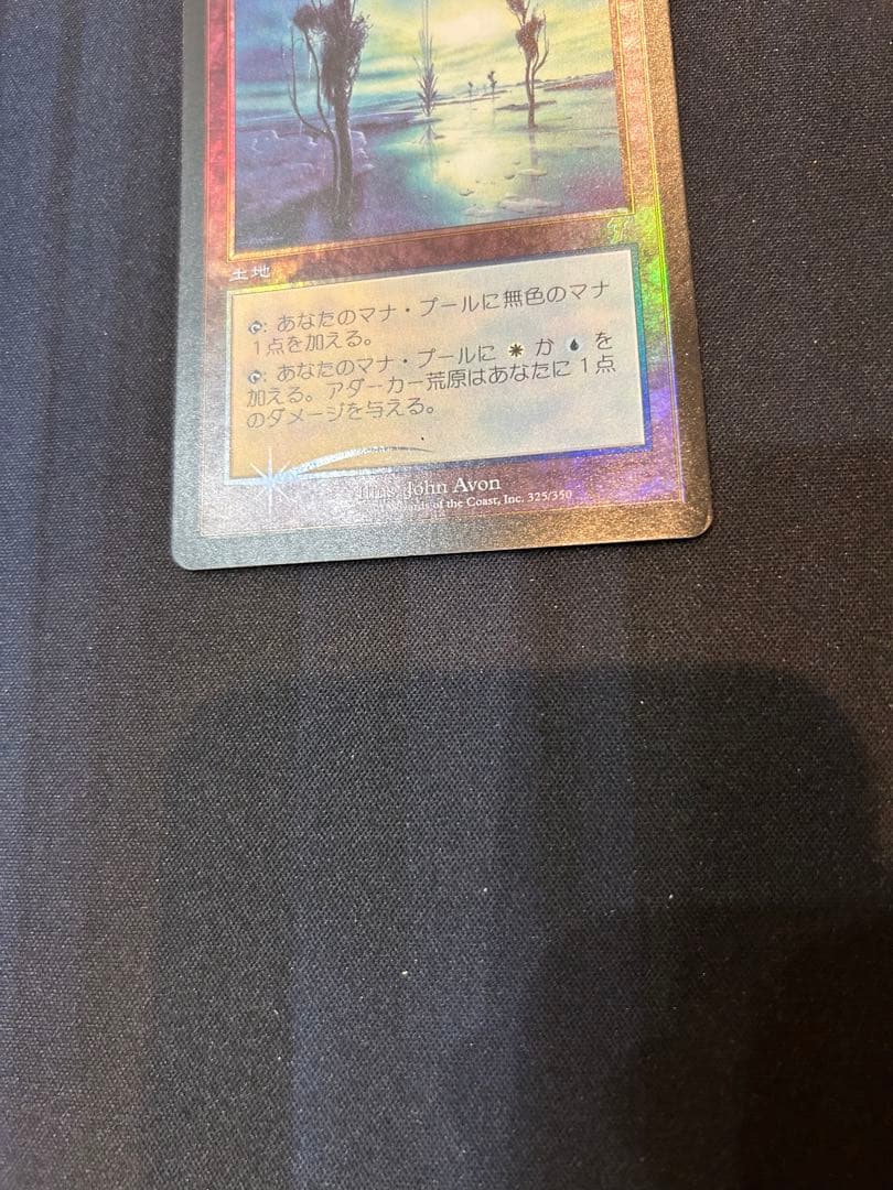 MTG アダーカー荒原 日本語 ７版foil 7ED