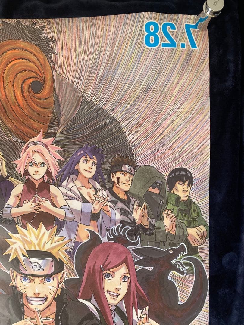 希少　ナルト　ポスター　劇場用　鏡面　非売品　B1 ROAD TO NINJA