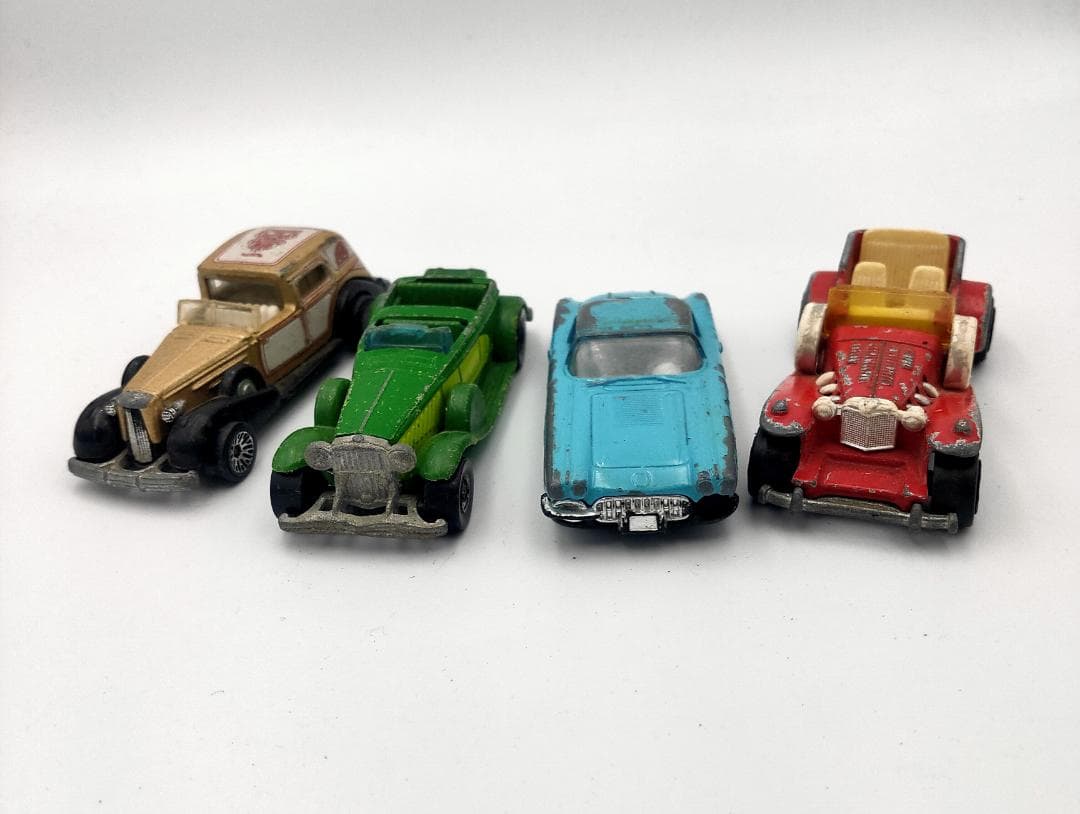 4個ｘまとめてアンティーククラシック ミニカー ダイキャスト AF0026