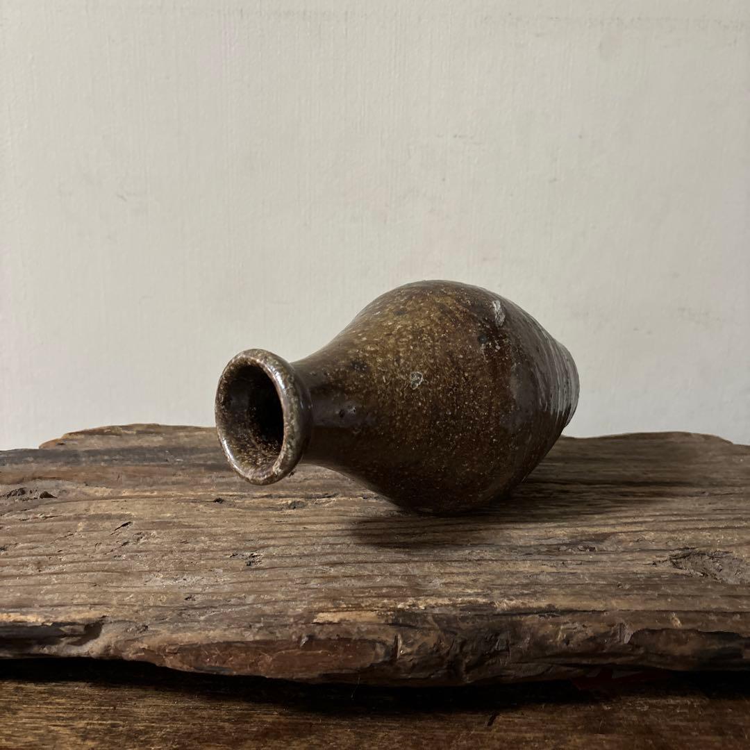 能野焼　花器　徳利　種子島焼　江戸時代　古道具　骨董　古民芸　検;白洲正子　李朝