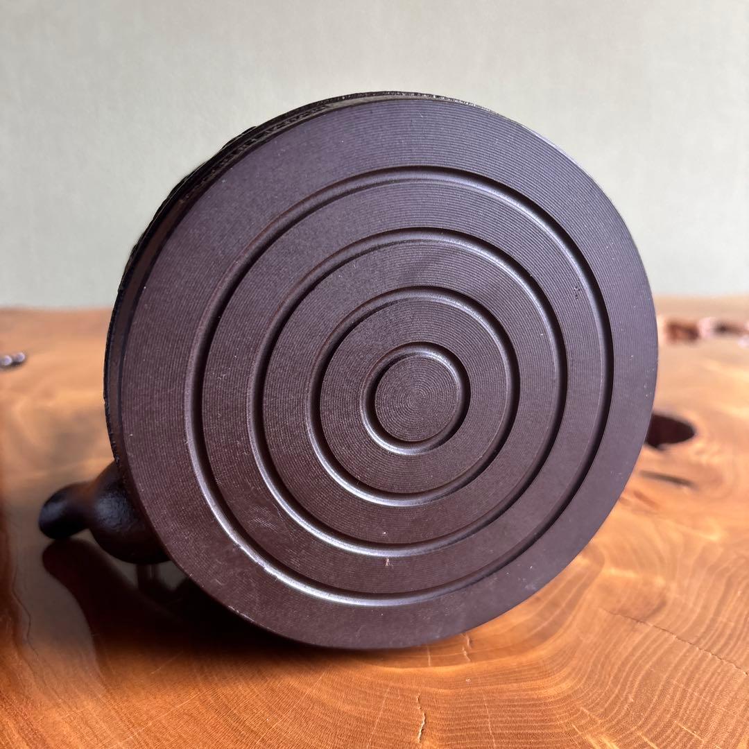 砺波商店 南部鉄瓶 桜皮寸銅 高さ約19cm茶道具 レトロ