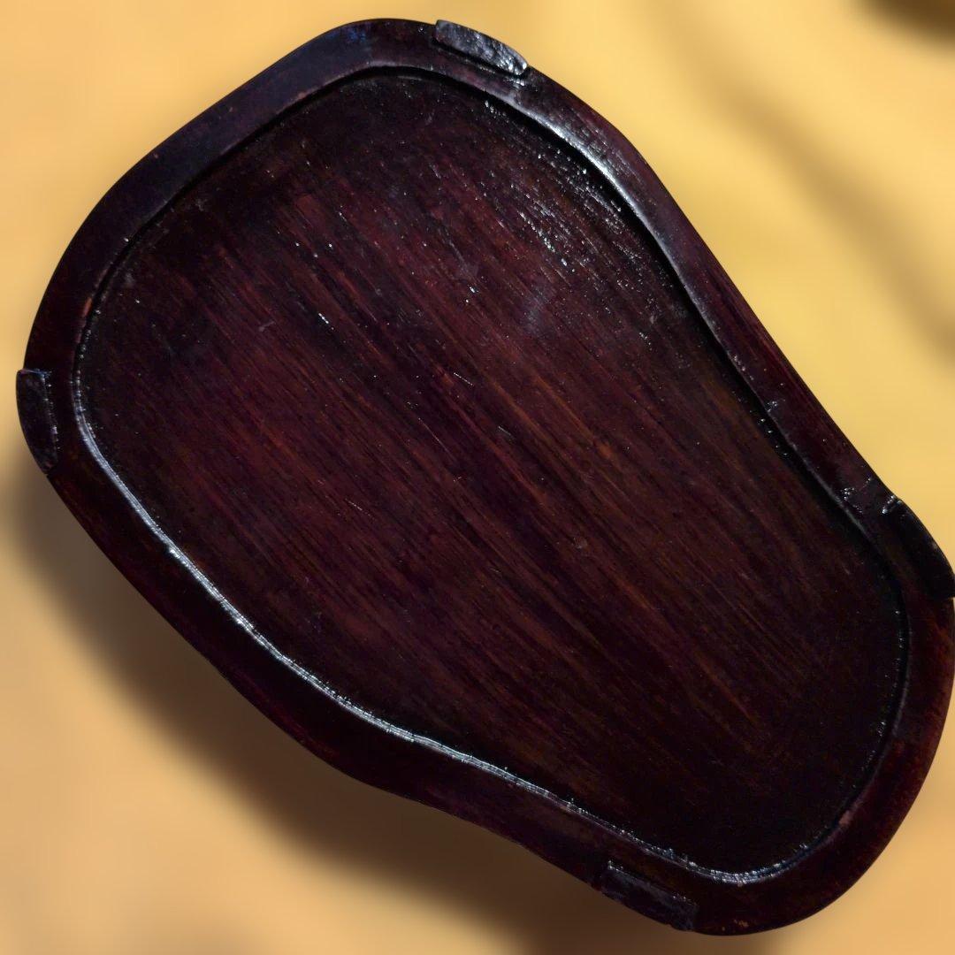 【雲龍石眼】吉祥彫刻　端渓硯 　中国美術　骨董