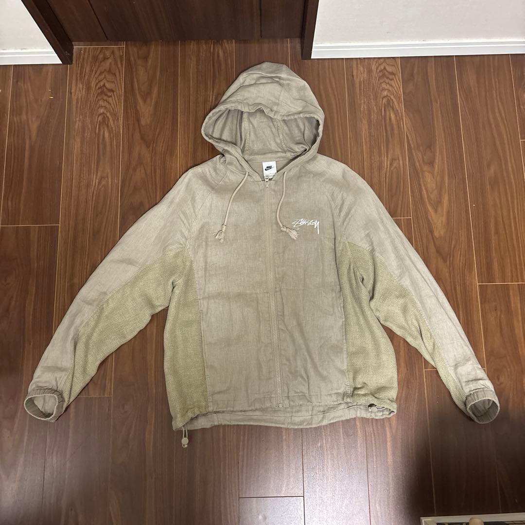 ジャケット・アウター Stussy x Nike U NRG Linen Jacket Hoodie