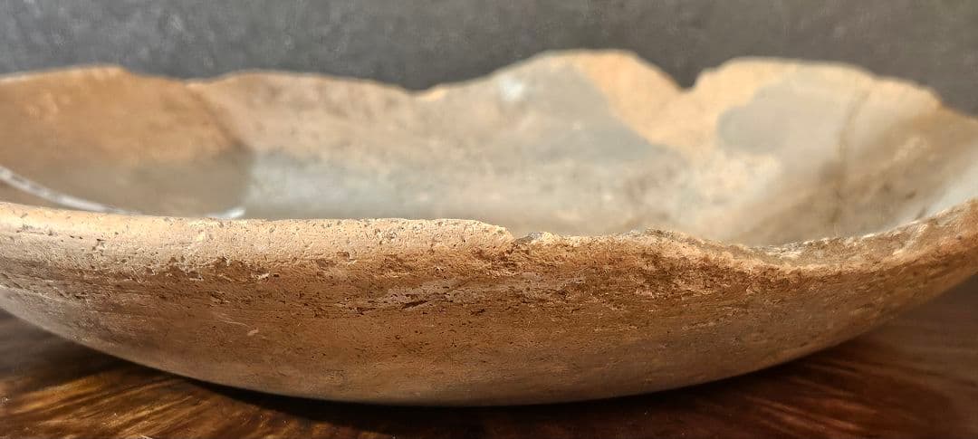 古墳時代〜平安時代　土師器　赤褐色土器　盤　皿　直径 約25.9cm　岩手県出土