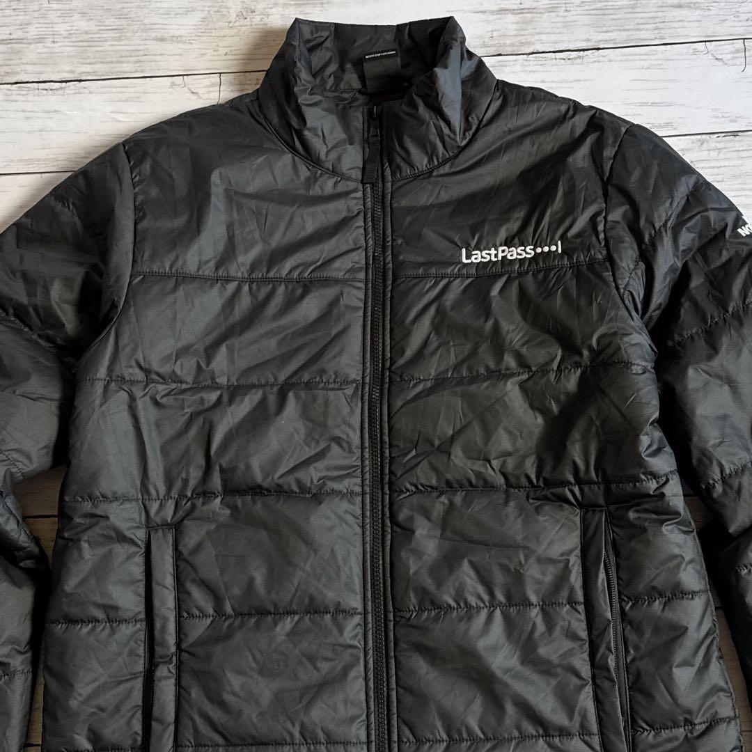 k*n様 ノースフェイス 中綿ジャケット M ブラック 企業ロゴ LastPas