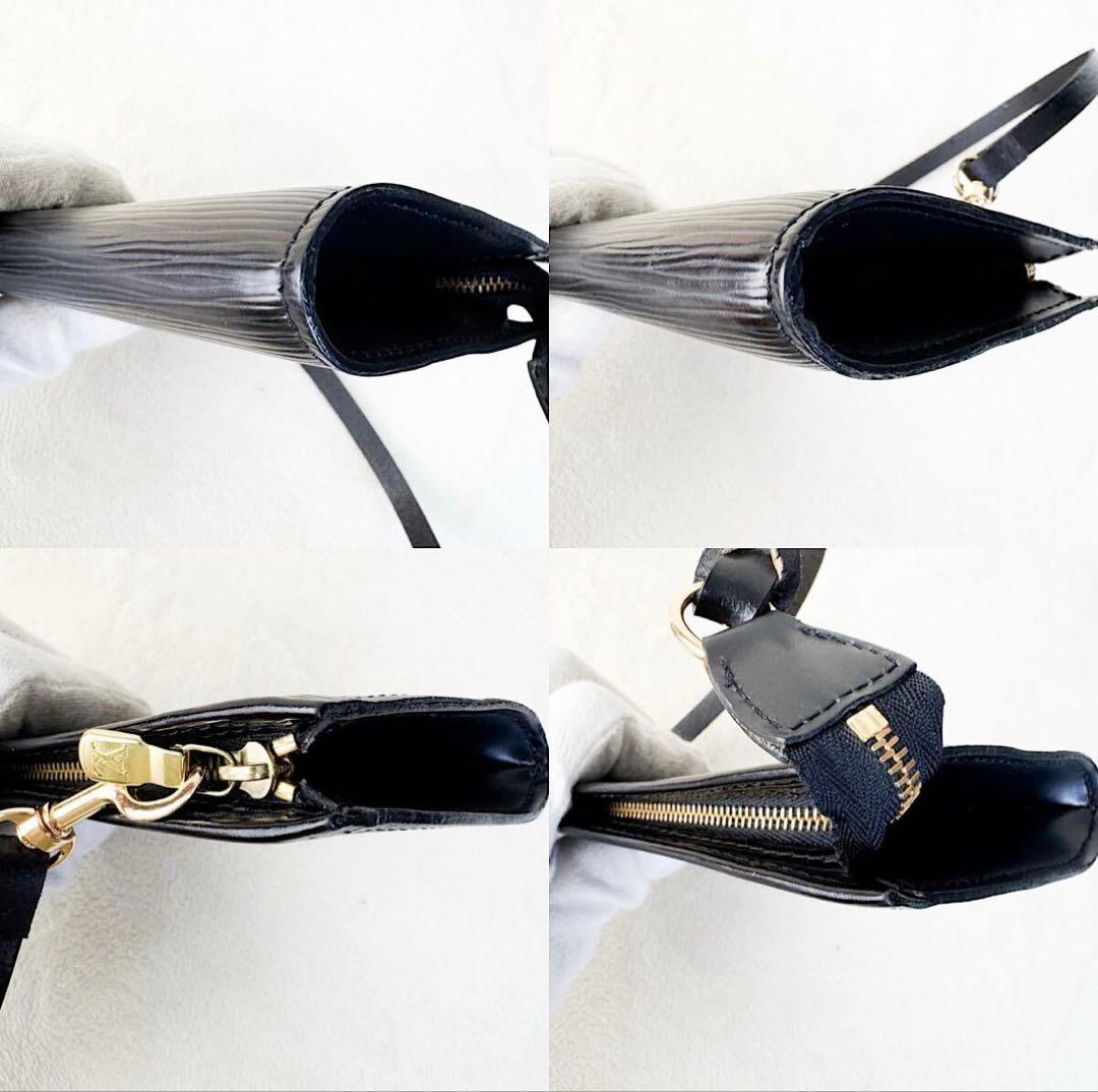 【美品】 LOUIS VUITTON アクセソワール ノワール エピ ブラック