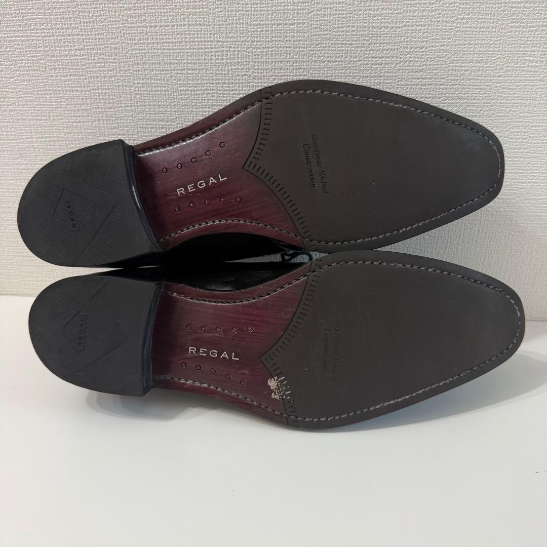 REGAL ストレートチップ スクラッチタフレザー25.5cm ビジネスシューズ