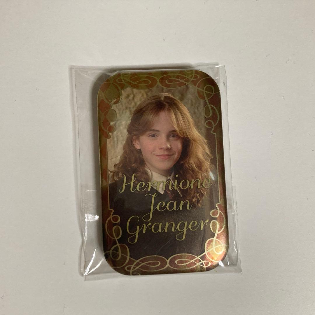 ハリーポッター スクエア缶バッジ ハリポタ ハーマイオニー・グレンジャー
