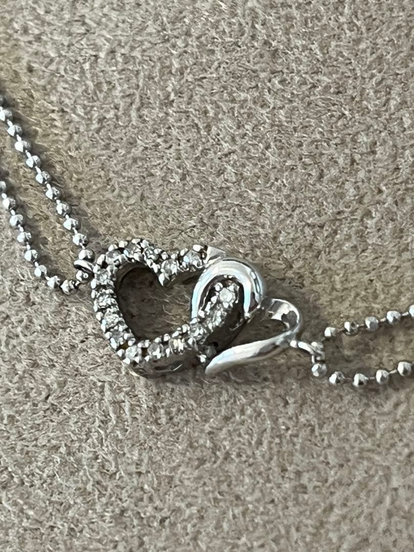 希少！超美品TSUTSUMI/14kWGダイヤ・アンクレット