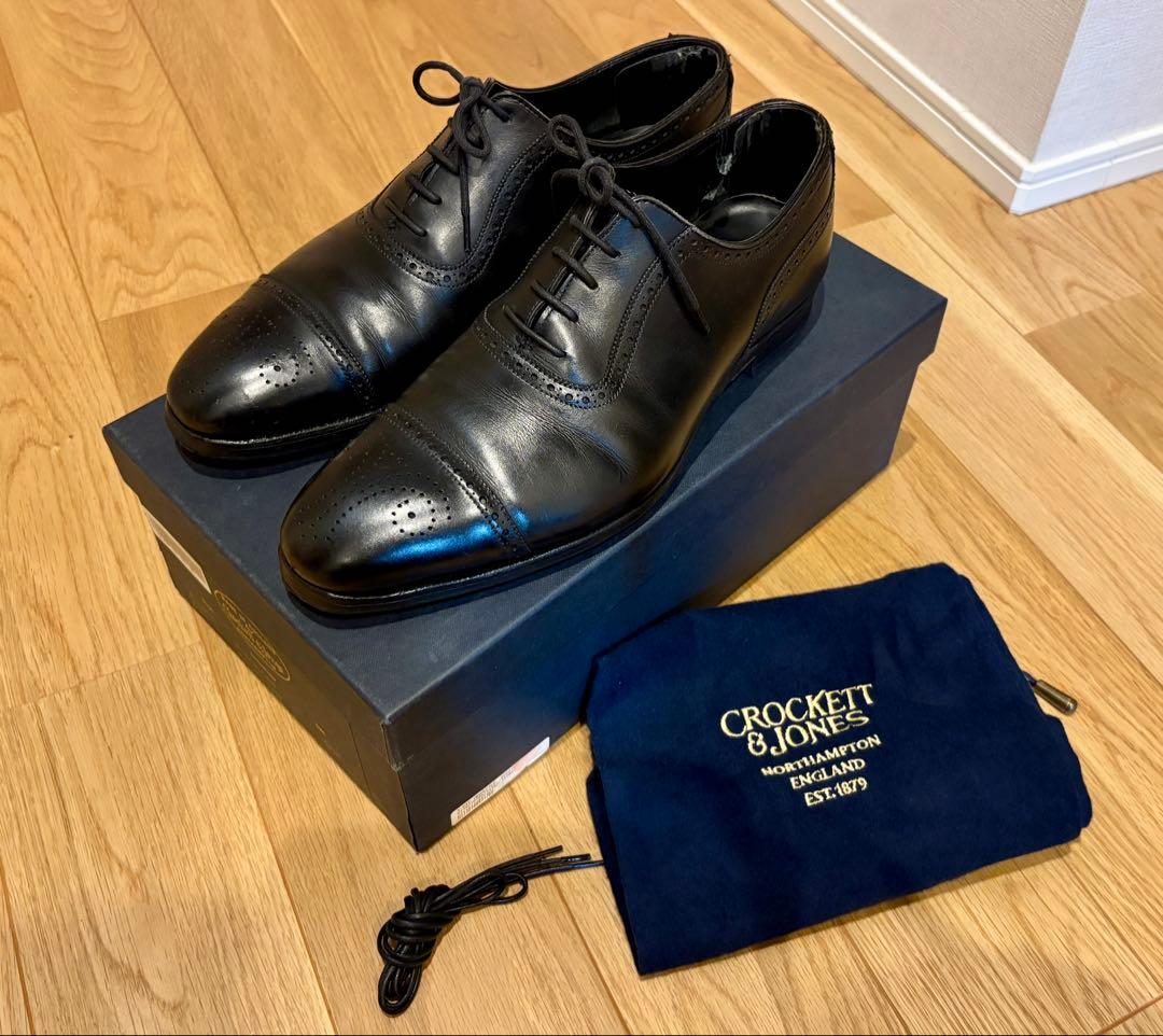 クロケット＆ジョーンズ ALBION 黒 6 1/2 E