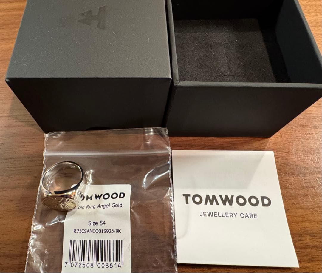 TOMWOOD リング　COINRING トムウッド　　シルバー　ゴールド