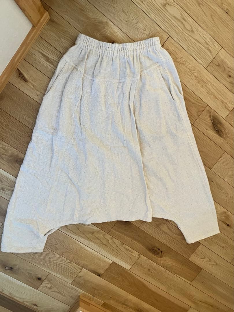 うさと　モモンガパンツ　キナリ　着丈94