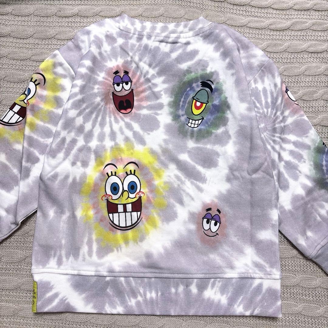 【大人気完売品】新品　SMC xスポンジボブ　タイダイ スウェット　4Y