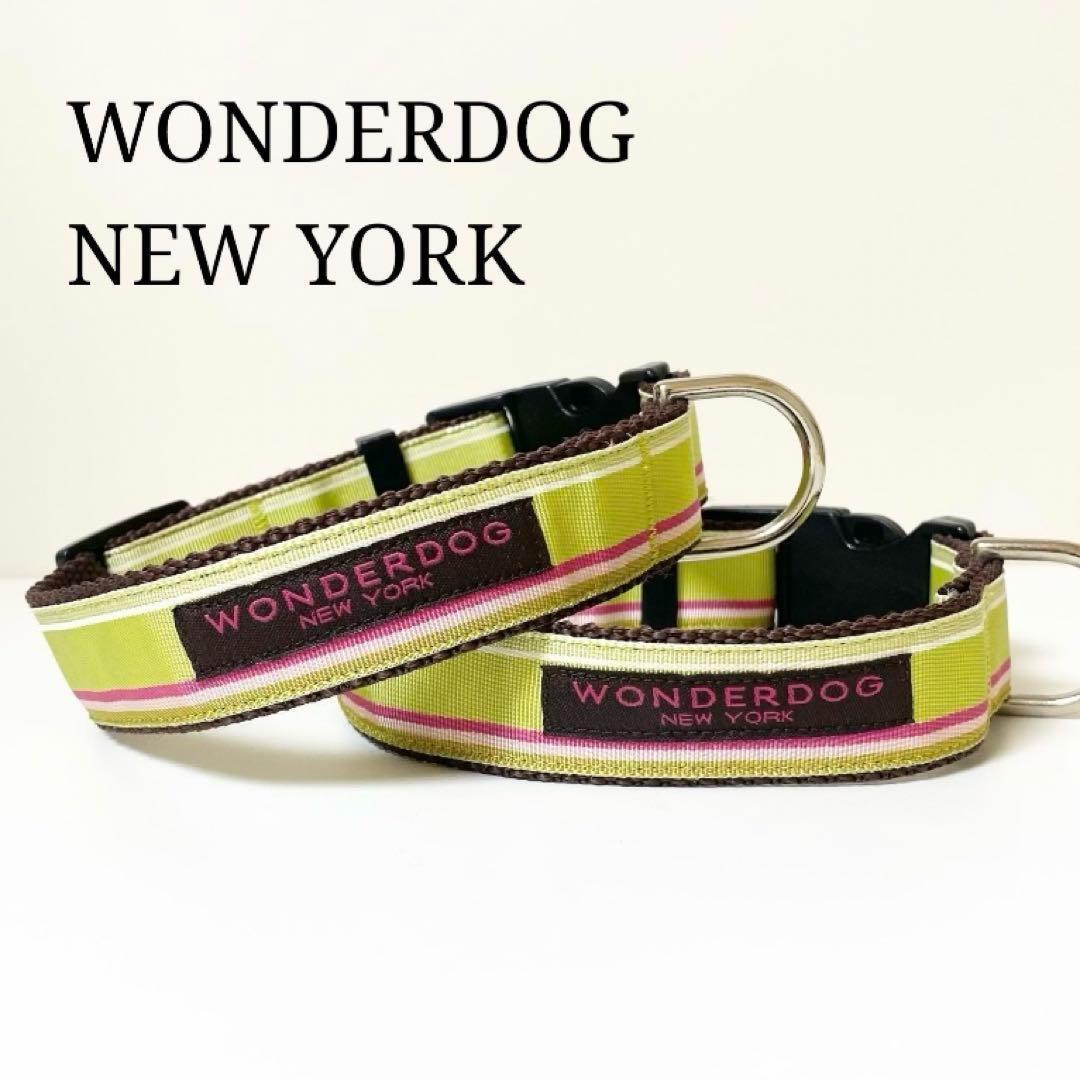 新品【定価1.1万】犬首輪2個　USA製ハンドメイド　ワンダードッグニューヨーク