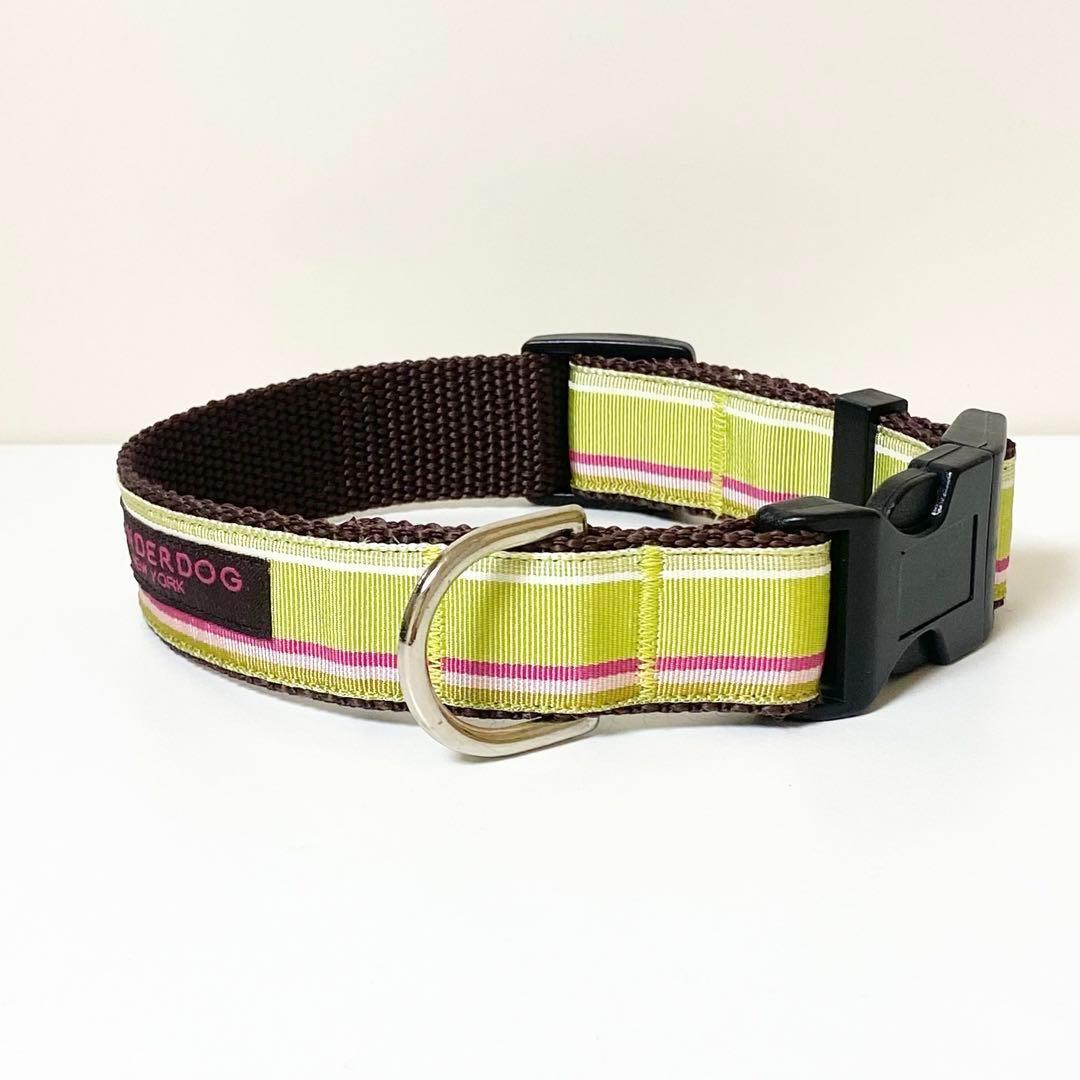 新品【定価1.1万】犬首輪2個　USA製ハンドメイド　ワンダードッグニューヨーク
