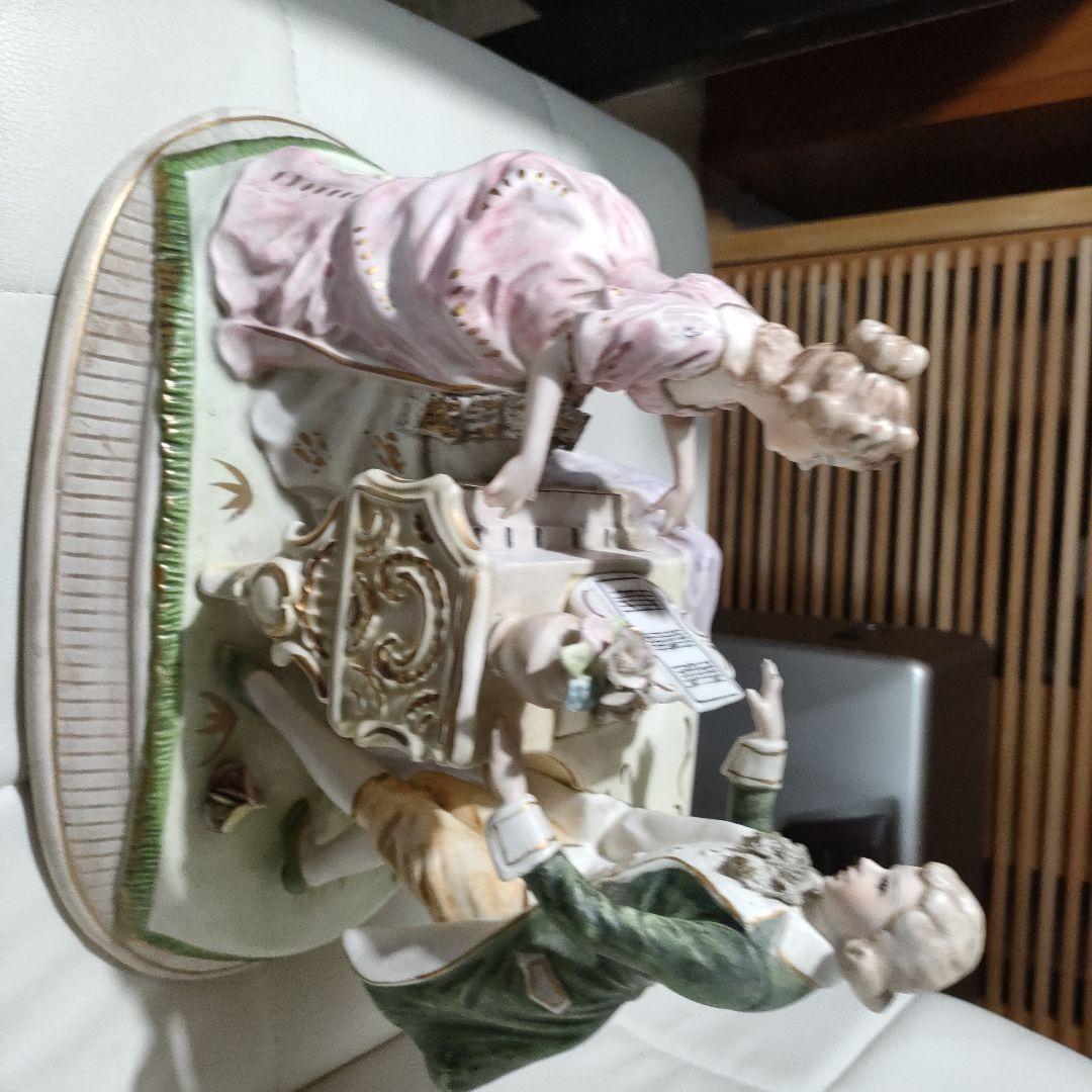 よ*よ様 ビクトリアン風 陶器 音楽 フィギュア