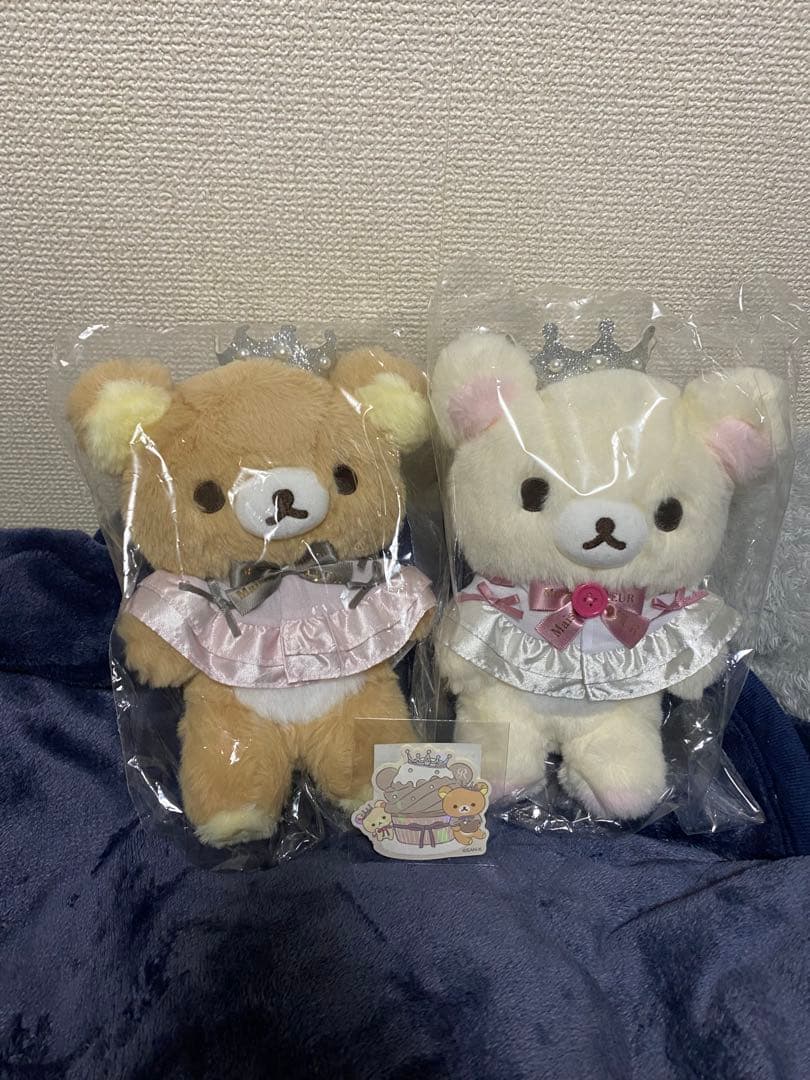 メゾンドフルール×リラックマ　ぬいぐるみ　リラックマ&コリラックマ　ノベルティ付